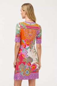 Johnny Was - Favorite Elbow Sleeve Swing Dress