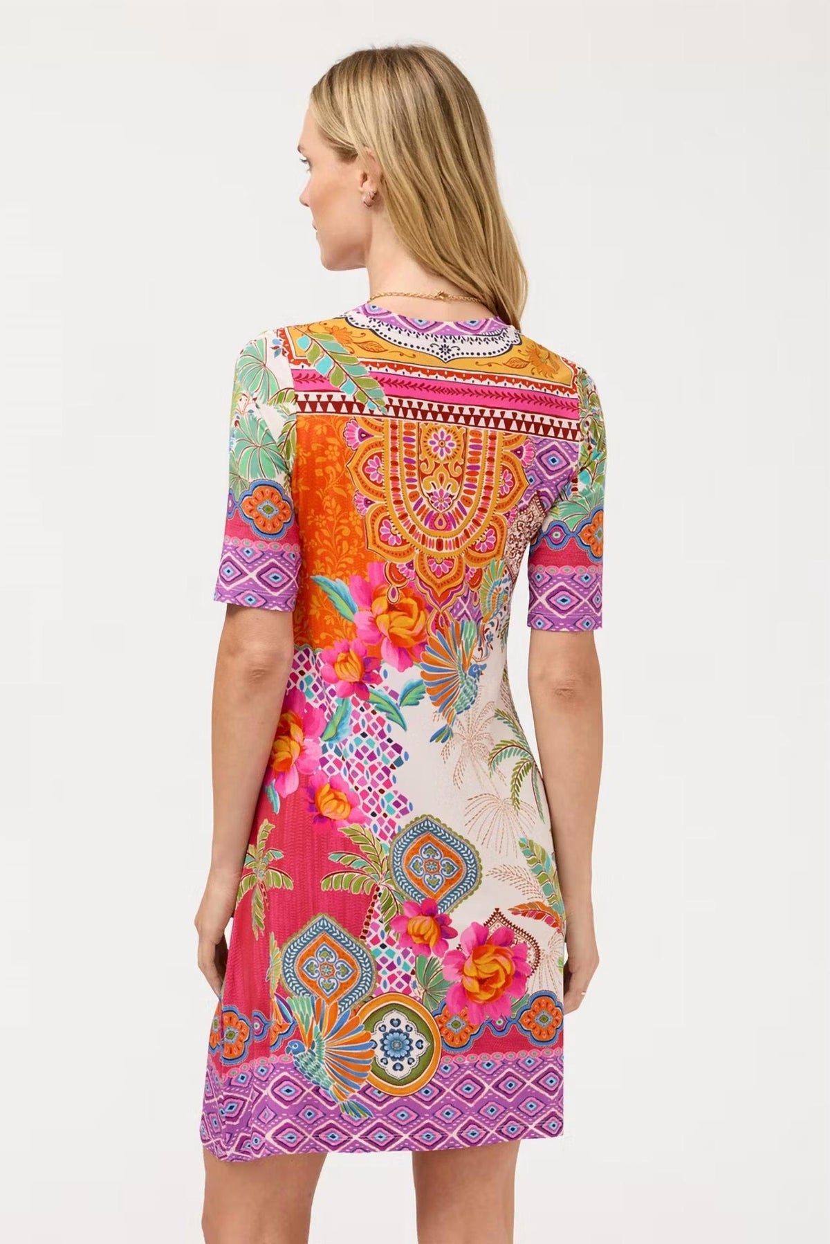 Johnny Was - Favorite Elbow Sleeve Swing Dress