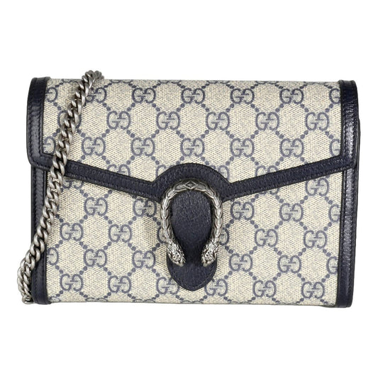 Gucci - Women's Gg Supreme Canvas Mini Dionysus Chain Wallet