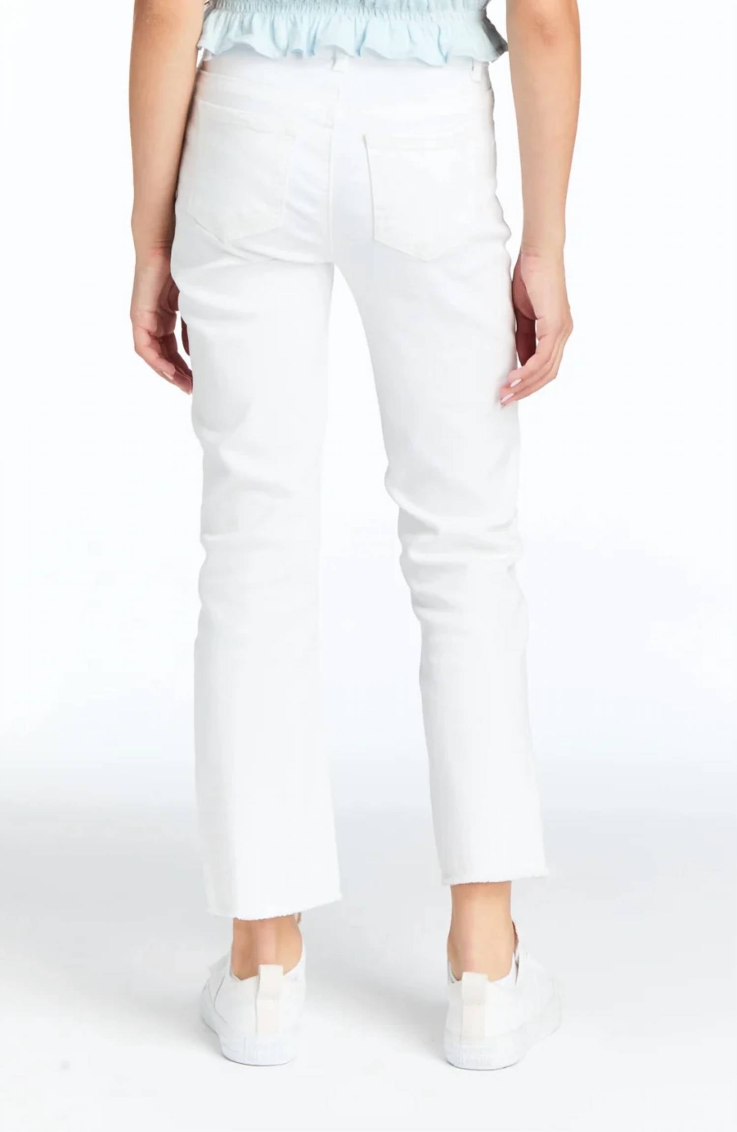Tractr - Women's Crop Flare Jeans