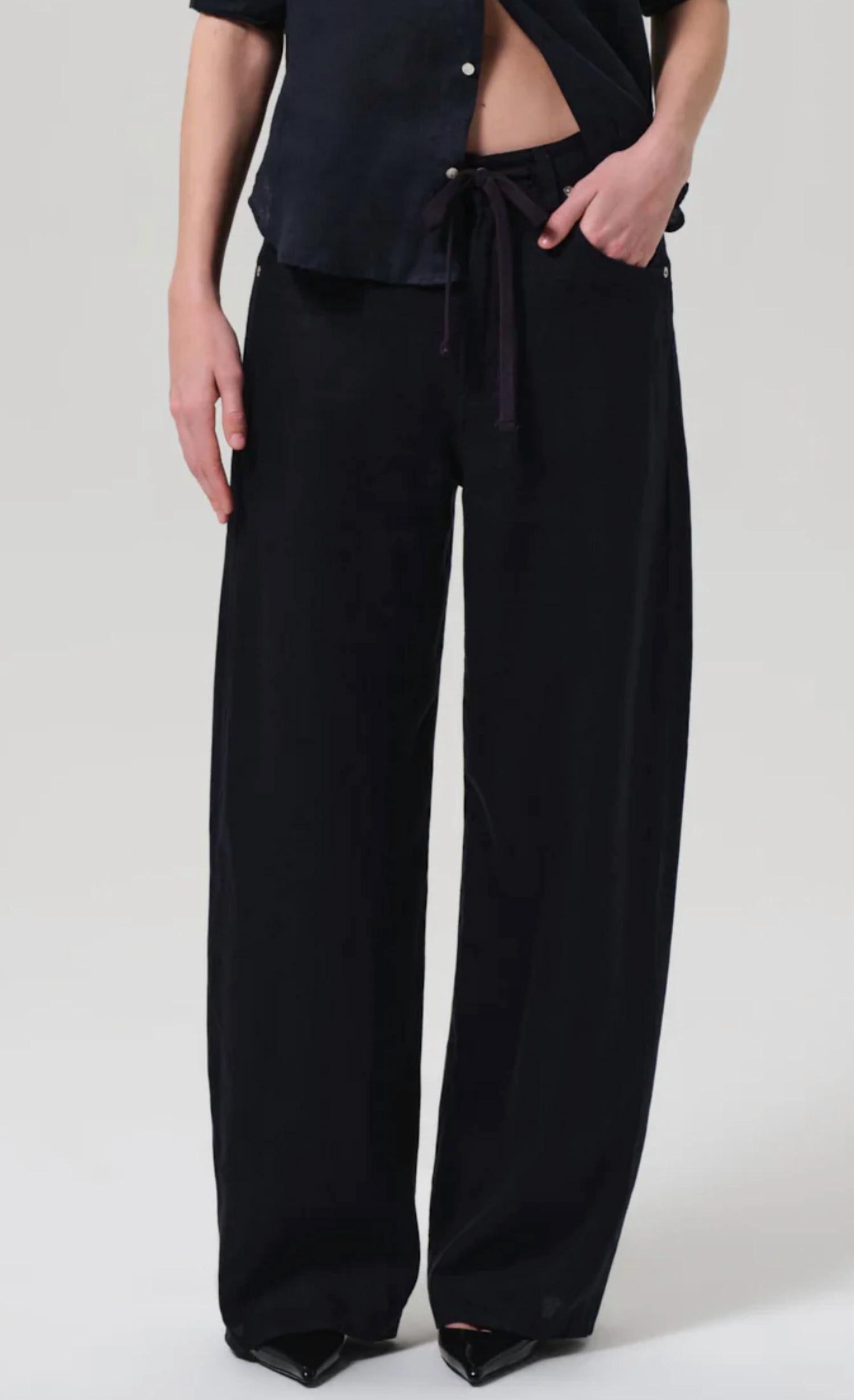 Citizens Of Humanity - Brynn Drawstring Linen Trousers