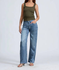 Rag & Bone - Miramar Satin Logan Carpenter Jeans
