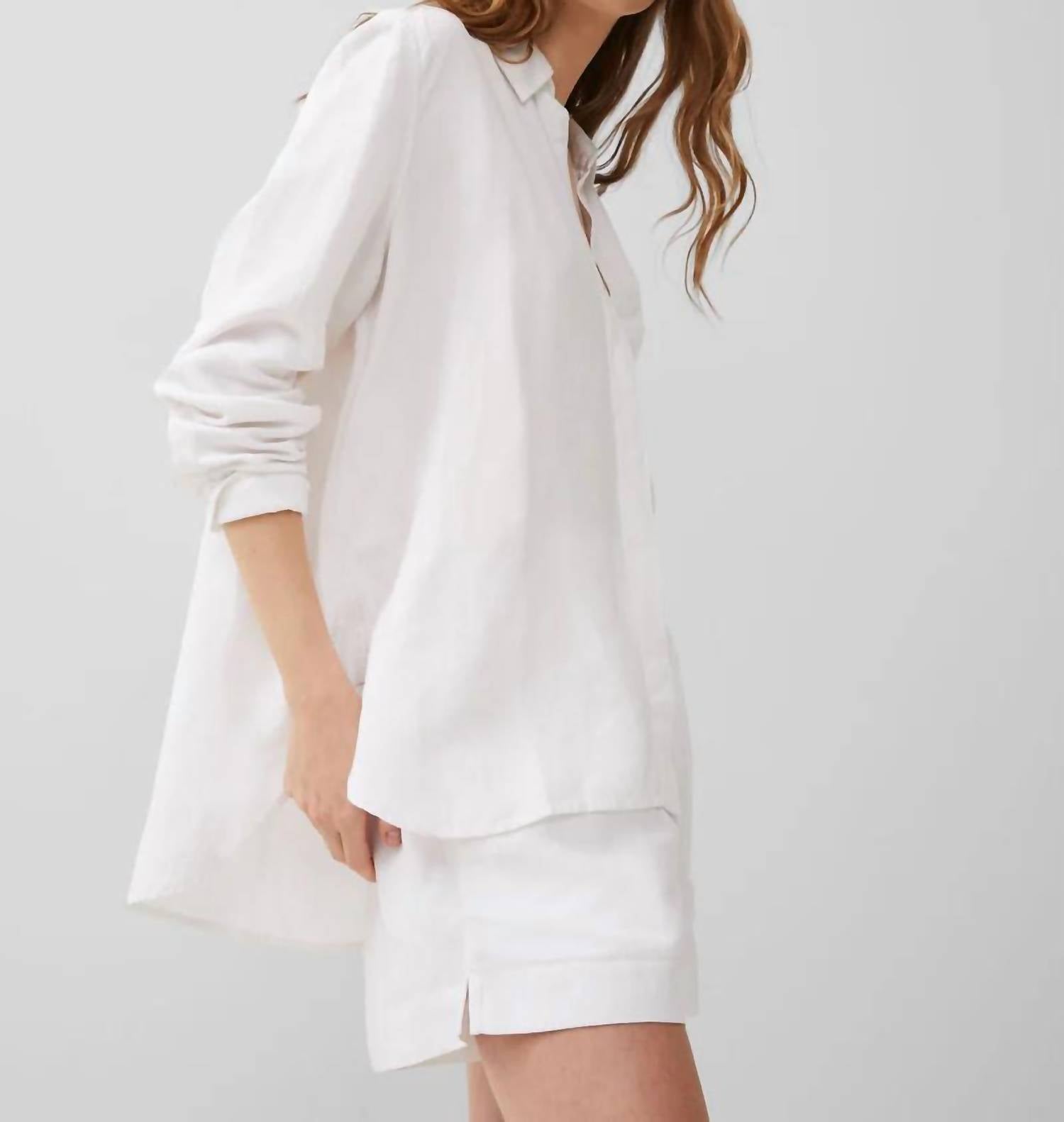French Connection - Birdie Linen Boyfriend Shirt