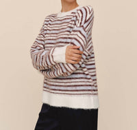 Bella Dahl - Striped Crewneck Sweater