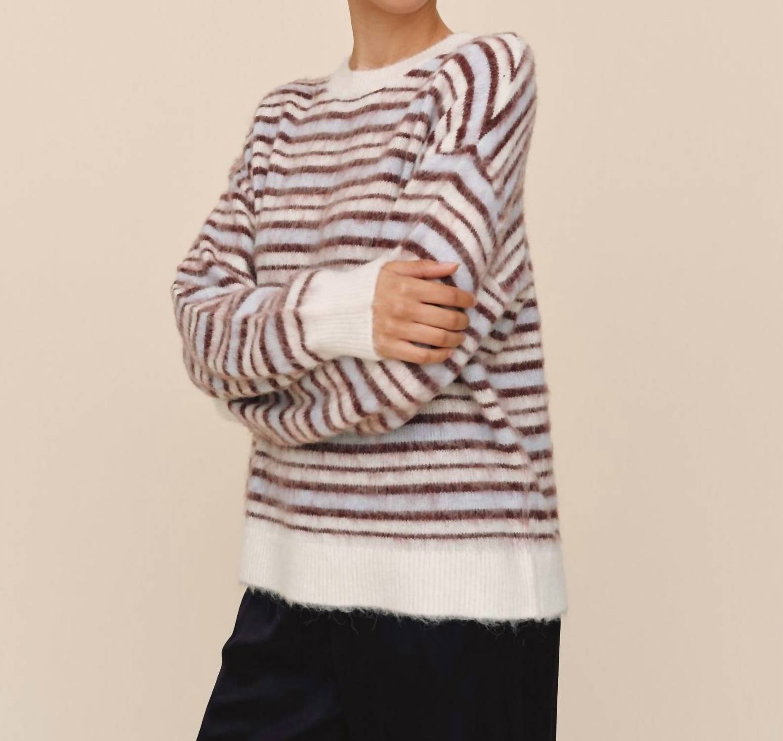 Bella Dahl - Striped Crewneck Sweater