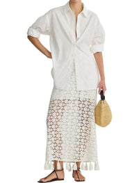 Apiece Apart - Valeska Tassel Column Skirt