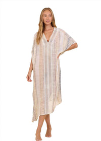 Vintage Havana - Strip Kaftan Coverup