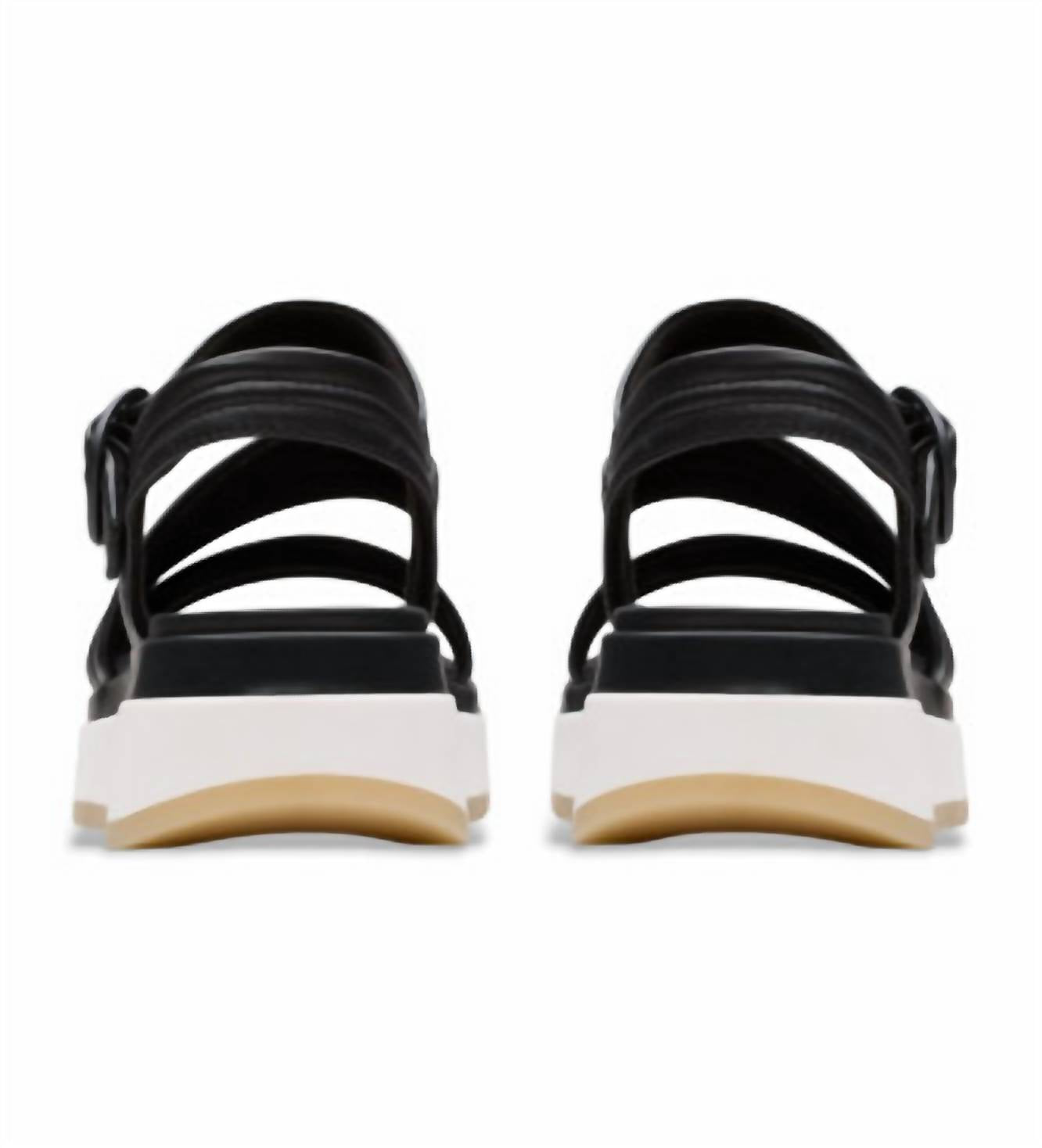 Clarks Women's Tuscan Strap Sandals in black leather - women's sandal - view 5