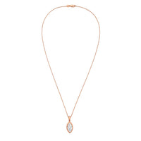 Diana M Jewels - Women's Marquise Lab-Grown Diamond Pendant Necklace (8.00 Ct) - Elegant Plus
