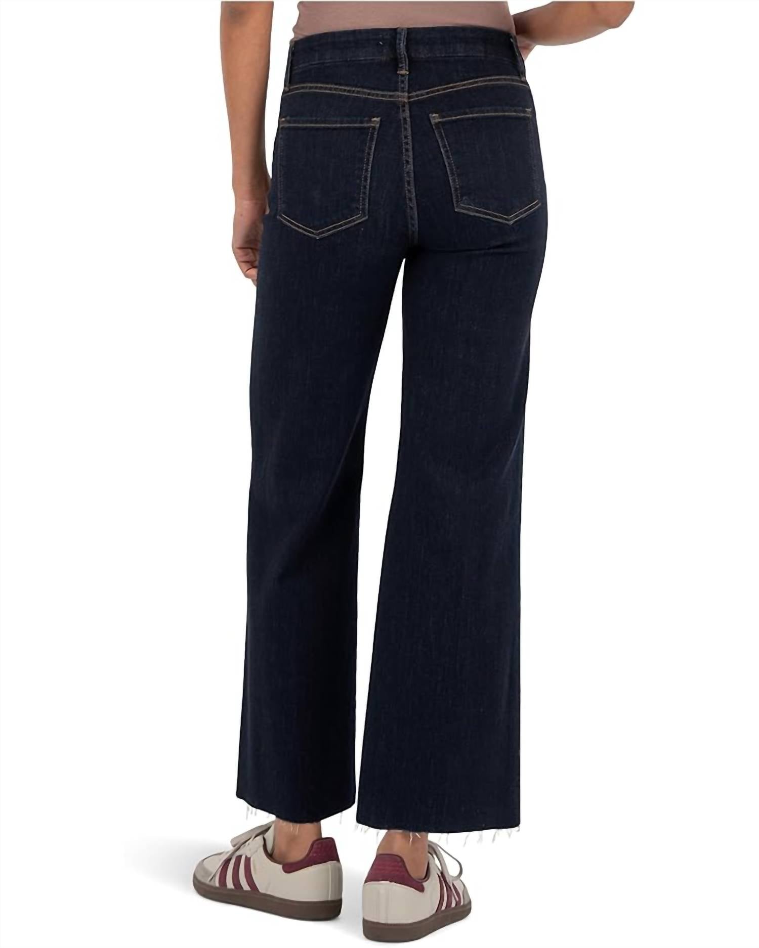 Kut From The Kloth - Charlotte High-rise Wide Leg Wide Front Seam Jeans
