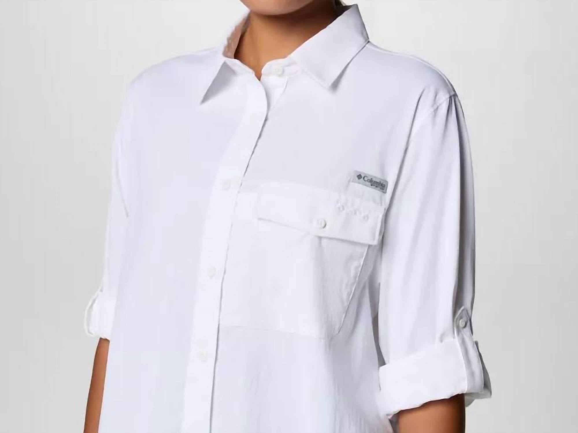 Columbia Wild Cast Long Sleeve Shirt in white - women's shirt - view 4
