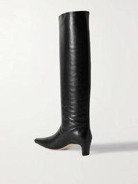 Staud - Women's Wally Leather Knee Boots