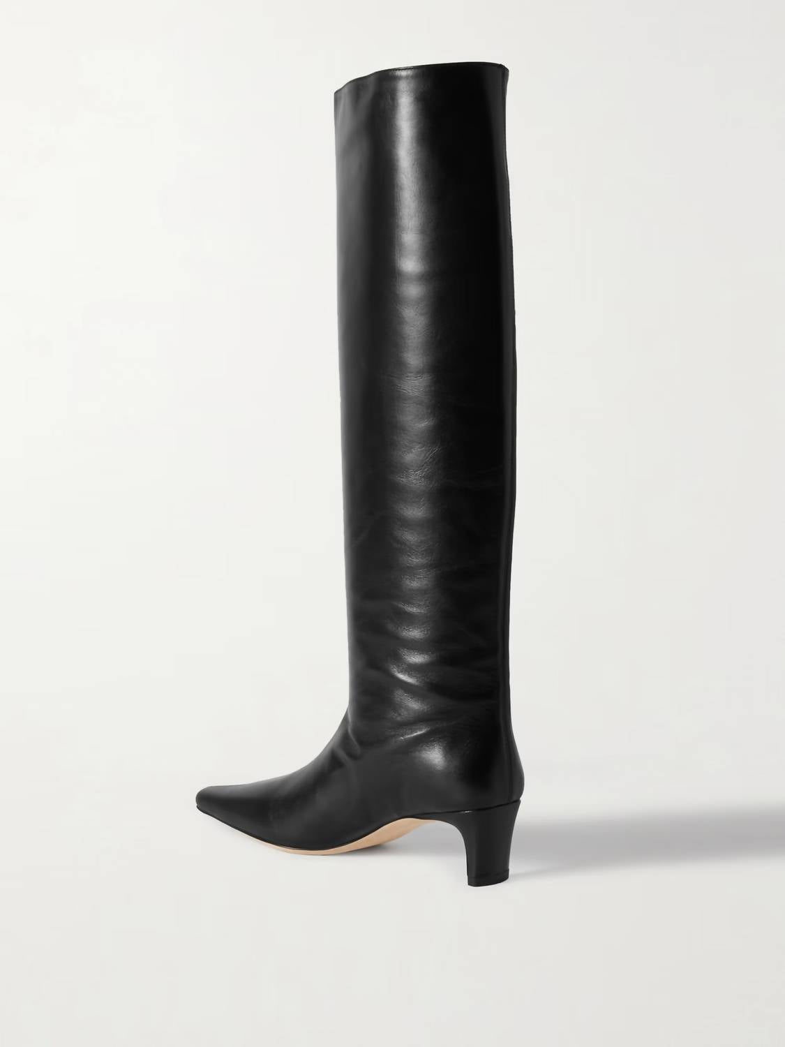 Staud - Women's Wally Leather Knee Boots