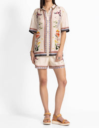 Johnny Was OPHELIA CAMP SHIRT in willa - women's blouse - view 4