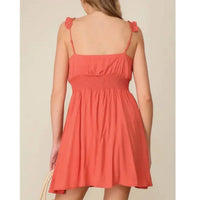 Lumiere - Eyelet Ruffle Cami Dress