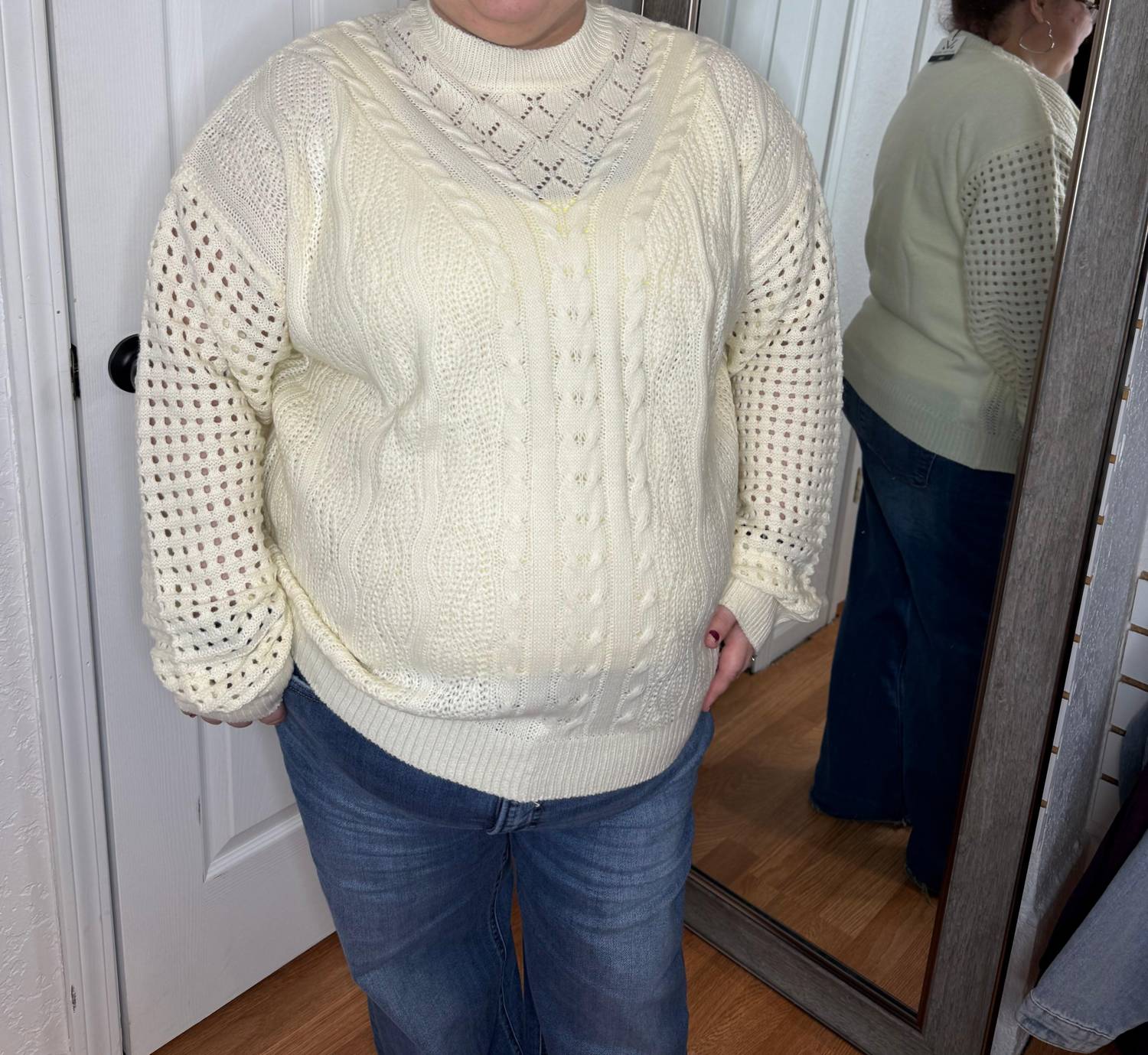 Michelle Mae - Jasmine Open Knit Sweater