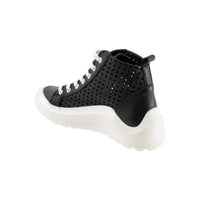 bueno Women's Panther Sneakers in black karius - women's sneaker - detail view