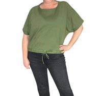 Entro - Waist Tie Dolman Top