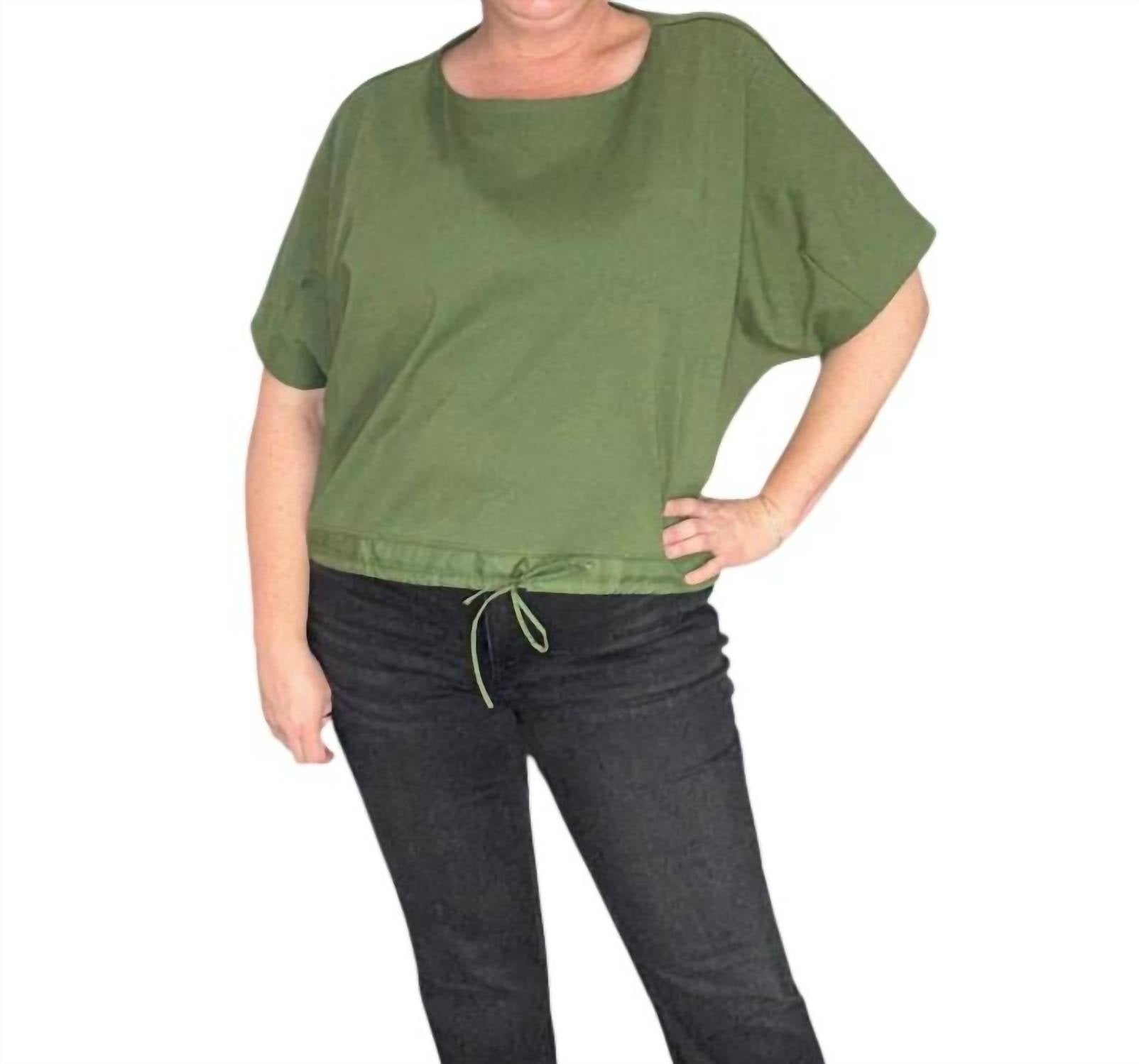 Entro - Waist Tie Dolman Top