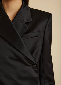 Khaite Otero Jacket in black - women's jacket - view 5