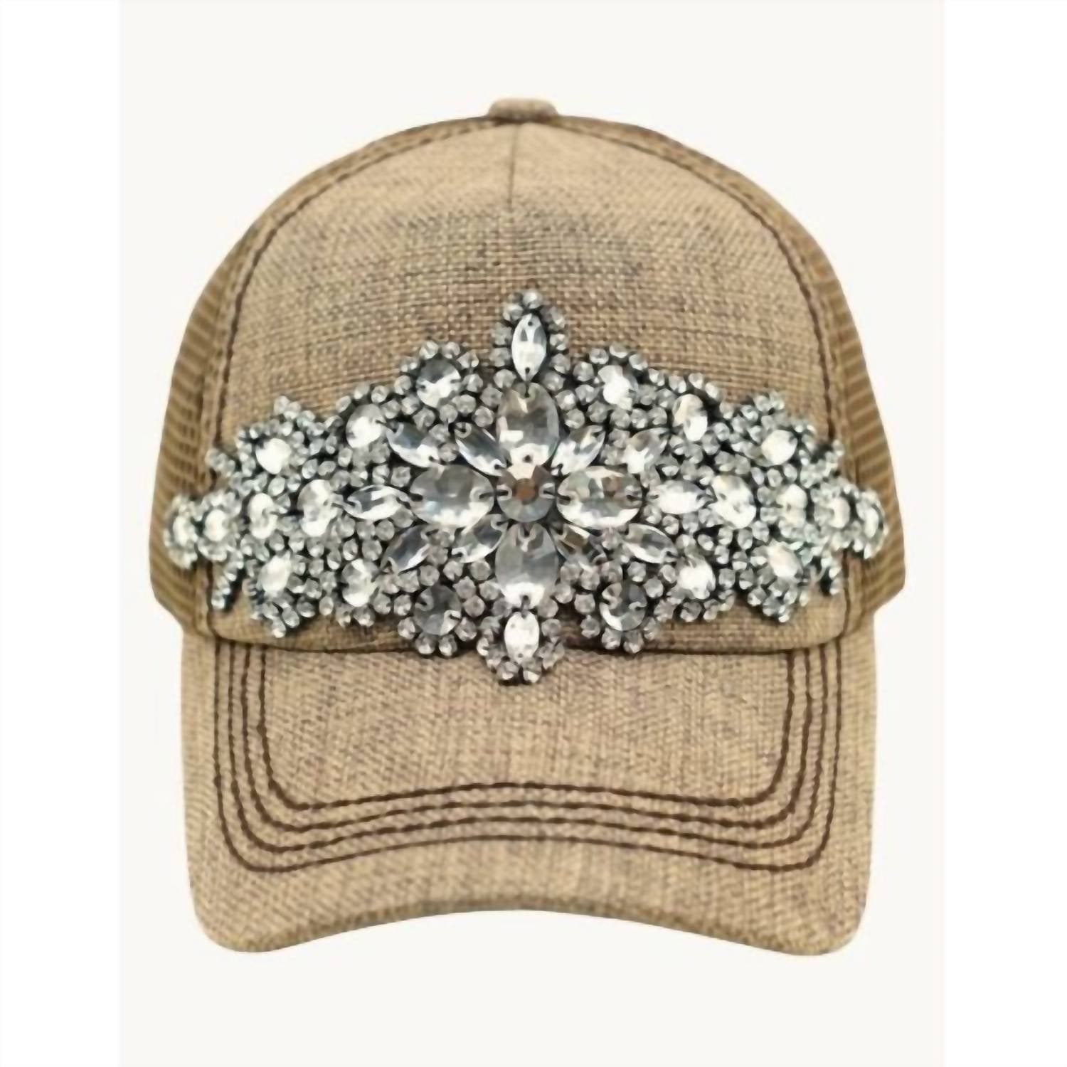 Olive & Pique - Diamond Bling Trucker Cap
