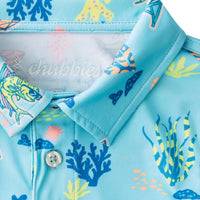 Chubbies - Lil Sittin' Under The Sea Toddler Performance Polo