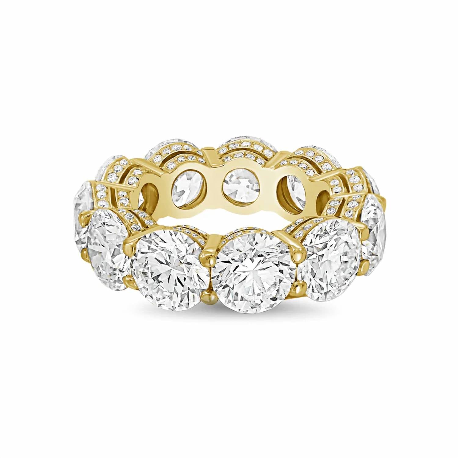 Diana M Jewels - Women's Round Lab-Grown Diamond Eternity Band (13.00 Ct) - Signature