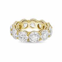 Diana M Jewels - Women's Round Lab-Grown Diamond Eternity Band (13.00 Ct) - Signature