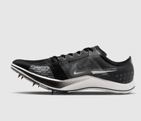 NIKE Men's Dragonfly Xc Shoe in black metallic silver dark smoke grey - men's shoe - detail view