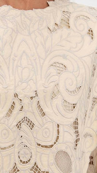 Sea - Ceci Embroidery Top