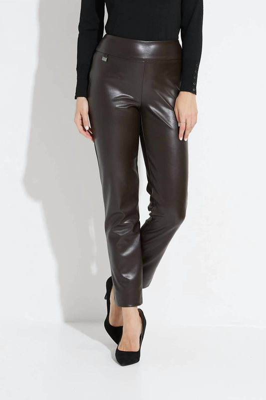 Joseph Ribkoff - Faux Leather Pant