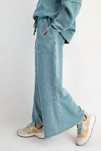 Easel - Textured Thermal Washed Pants