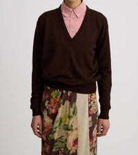 Smythe - Boyfriend V-neck Sweater