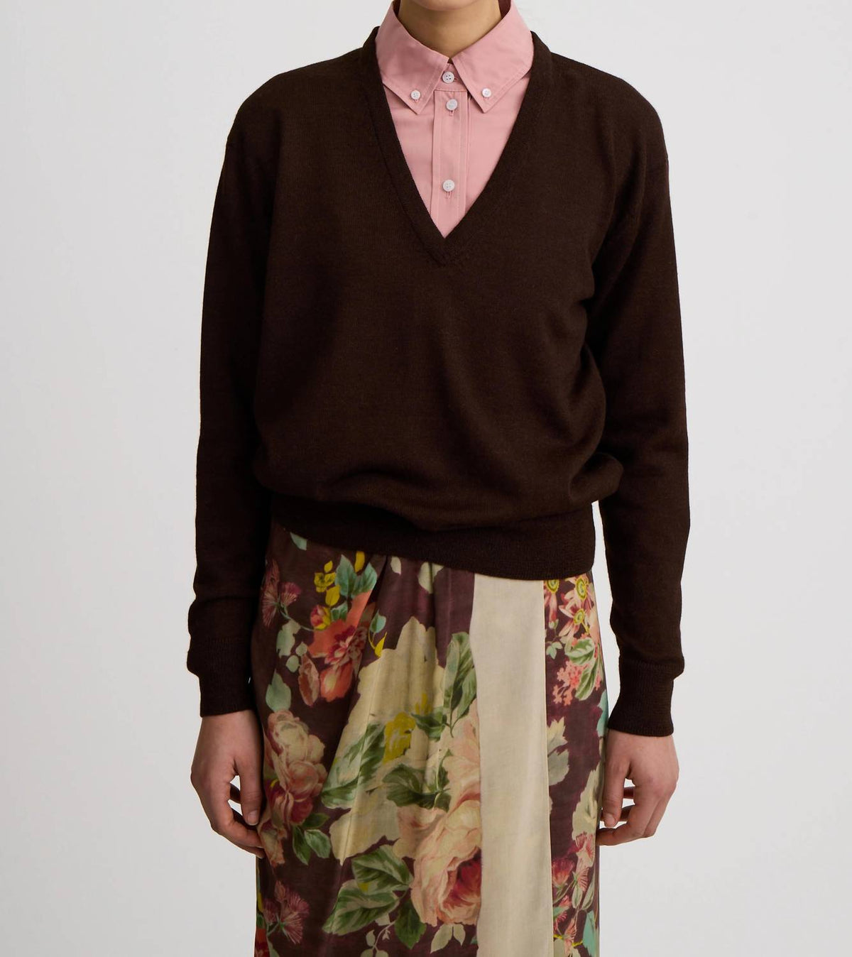 Smythe - Boyfriend V-neck Sweater