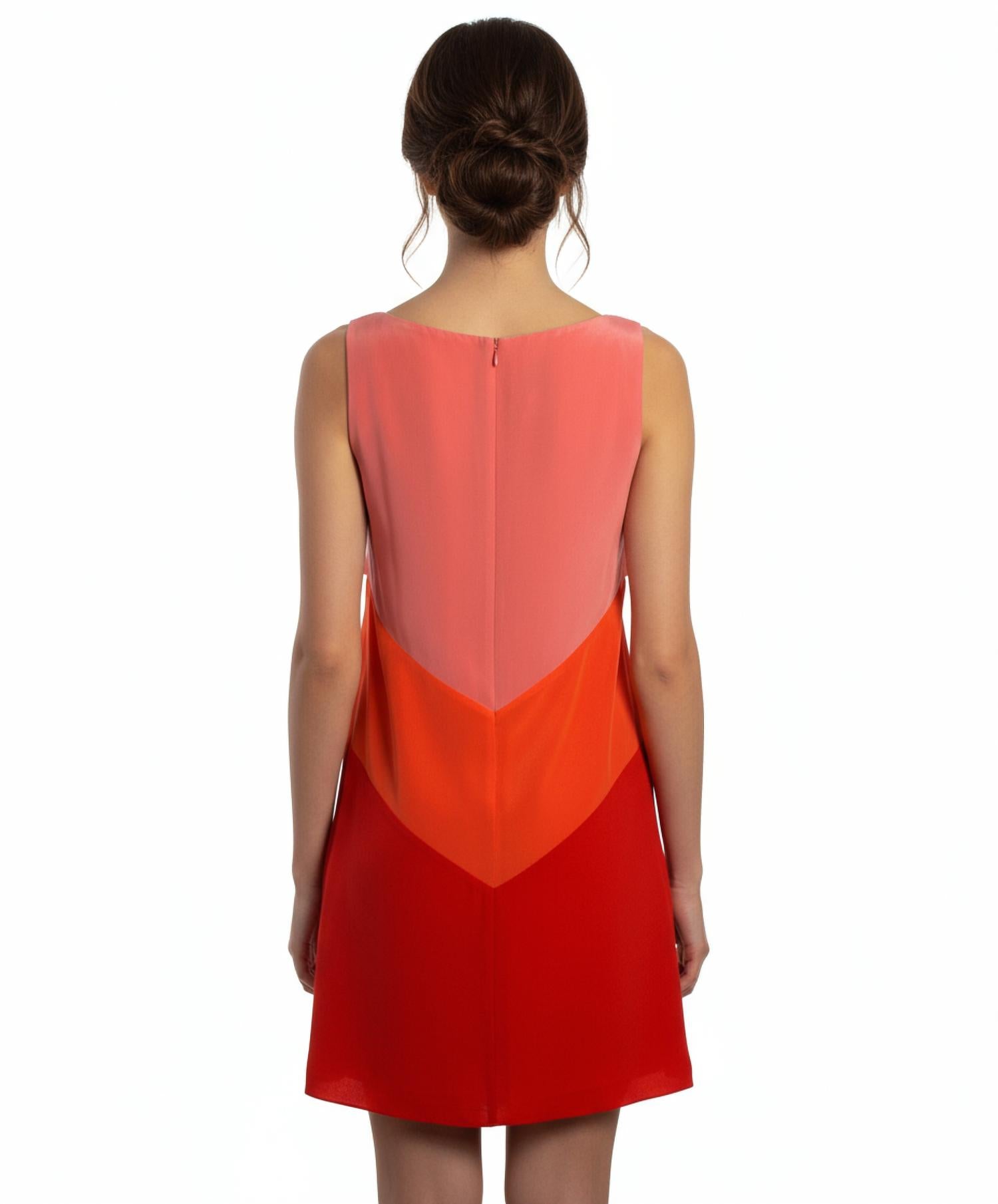 Suzi Chen - Silk Color Block Dress