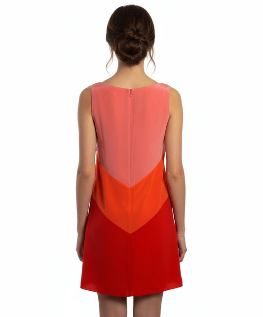 Suzi Chen - Silk Color Block Dress