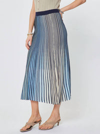 Current Air - Striped Midi Sweater Skirt