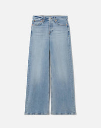 Re/Done - Mid Rise Wide Leg Jeans