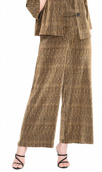 Damee - Wide Leg Rhinestone Pant