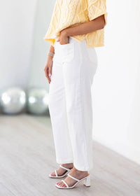 Just Black Denim - Patch Pocket Wide Leg Jeans