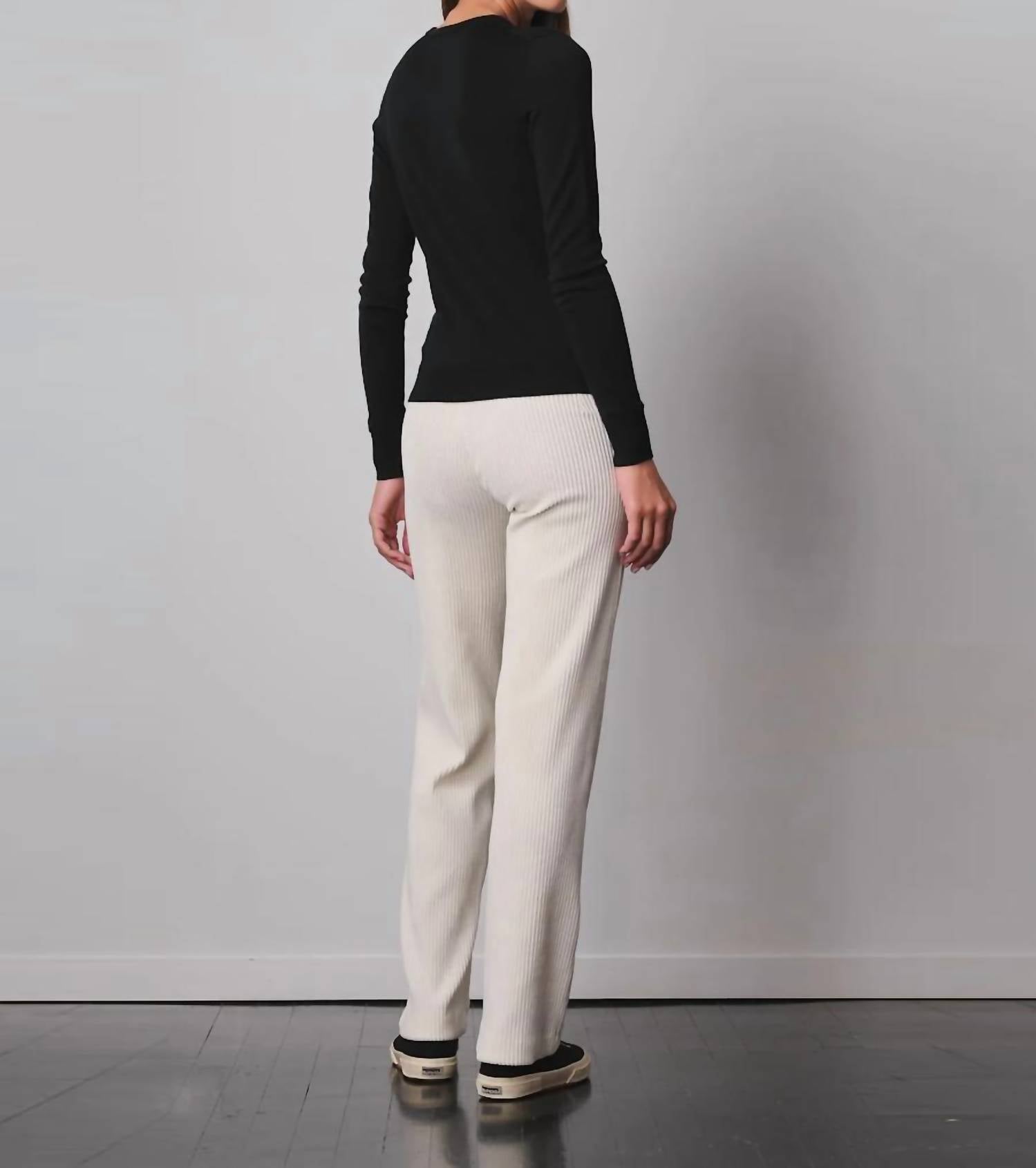 Avenue Montaigne - Flavia Corduroy Pants