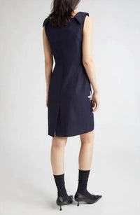 Shushu/Tong - Sleeveless Floral Applique Mini Dress