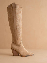 Oasis Society - Women's Knee High Cowboy Western Boots
