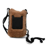 KEMPTON & Co. Women's Mini Sling Phone Crossbody Bag in caramel - women's accessory - detail view
