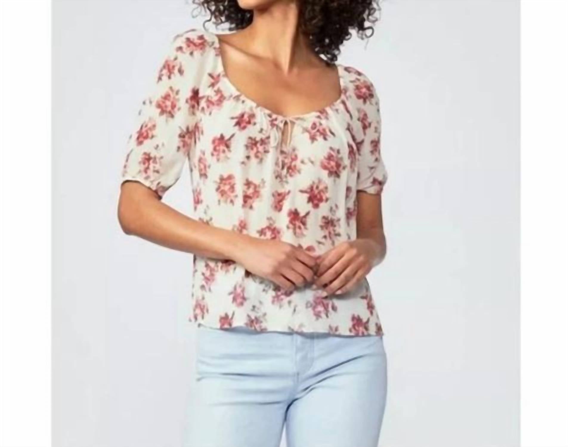 Paige - Franciska Crinkle Chiffon Top