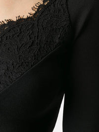 Valentino - Viscose Blend Lace Sweater