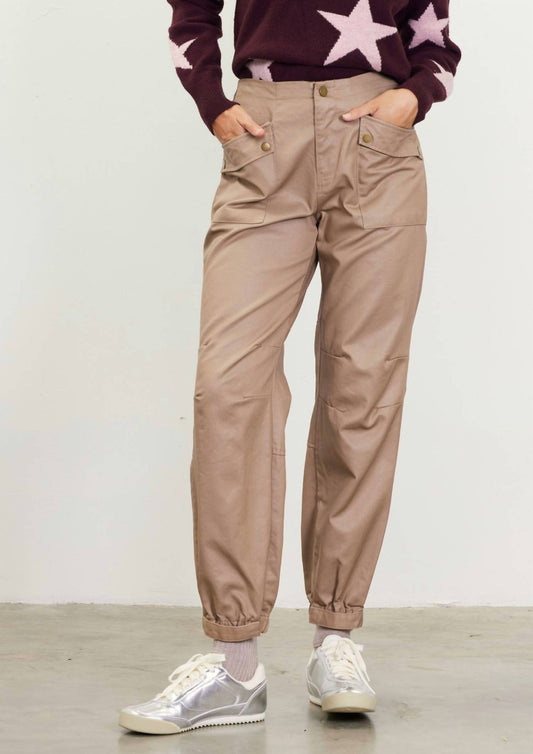 Skies Are Blue - Coated Cargo Pants