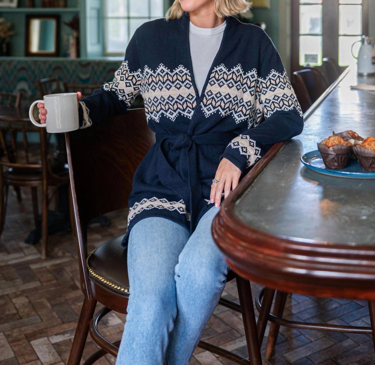 Sail To Sable - Tie Front Cardigan