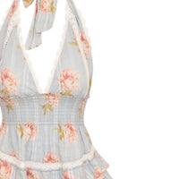 Loveshackfancy - Women's Kerch Cotton Peony Print Mini Dress