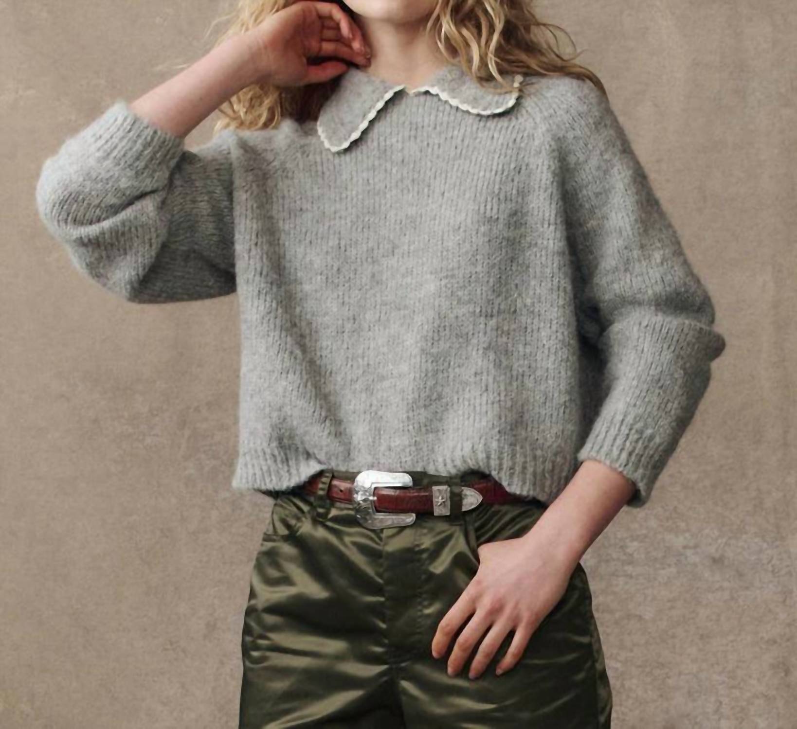 The Great. - The Crochet Collar Sweater
